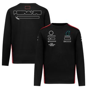 2023 nouveau logo de l'équipe de Formule 1 F1 personnalisé sport automobile été col rond vitesse blouse sèche course décontracté haut de grande taille