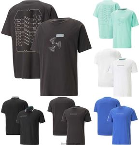 2023 Nouveau T-shirt F1 McL T-shirts co-marqués de l'équipe de Formule 1 Polo pour homme Summer F1 Racing Fans Édition spéciale T-shirts Maillots