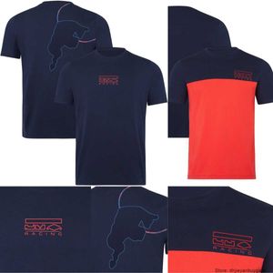 Camiseta oficial de F1, traje de carreras de equipo rojo y negro de Fórmula 1, camisetas para fanáticos de los deportes de motor, camiseta de Motocross de gran tamaño, novedad de 2023