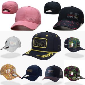 2024 Nieuwe F1 Racing Cap Formule 1 Team Driver Baseball Cap Heren Dames Casual Sport Merk Gebogen Hoed Zomer Outdoor Mode Heren Caps