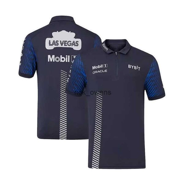 2023 Los fanáticos de la edición conmemorativa especial de F1 Racing Las Vegas se pueden personalizar la misma camiseta de polo de manga corta de forma gratuita
