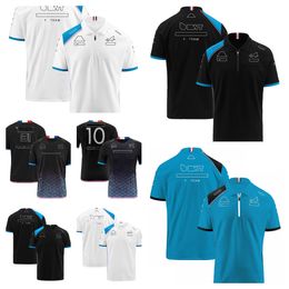 2023 Nieuwe F1 Racing Pak T-shirt Team Korte Mouw Polo Shirt Mannen Zomer Sneldrogende Fans Shirt Maatwerk