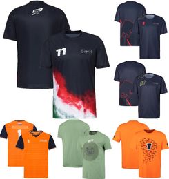 2023 nouveau T-shirt F1 Formule 1 Pilote De Course Décontracté Séchage Rapide T-Shirts Équipe Mode O-cou T-shirt Jersey Été Fans De Voiture À Manches Courtes