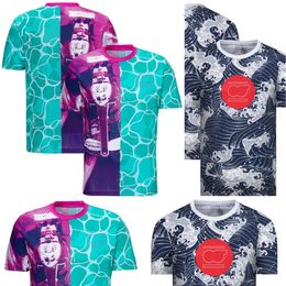 2023 Nouveau T-shirt F1 Formule 1 T-shirt T-shirt Summer Mens Fashion Fashion T-shirts surdimensionnés