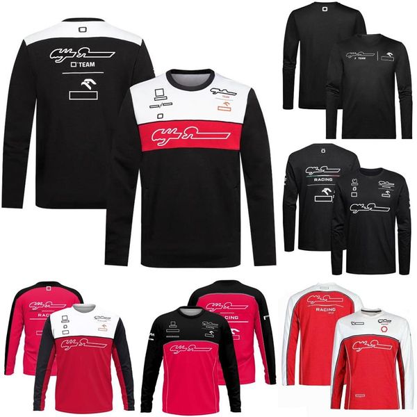 2023 Nouveau T-shirt F1 Racing Team T-shirts à manches longues pour hommes Formule 1 Été Sport surdimensionné T-shirts Outdoor Casual Motocross2865