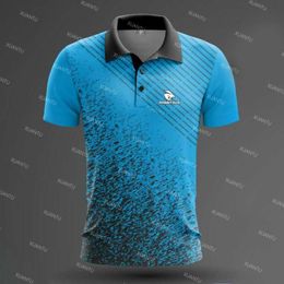 2023 New F1 Team Polo Men de sport de sport pour hommes T-shirt de golf d'été