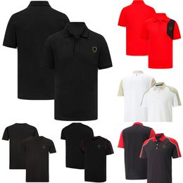 T-shirt Polo de l'équipe F1 pour hommes, T-shirt d'été surdimensionné avec Logo de course officiel, Fans de voitures, à la mode, en Jersey, 2023