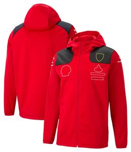 2023 Nouvelle veste à glissière de l'équipe F1 Formule 1 à capuche vêtements de sport en plein air veste pour hommes décontractée printemps et automne vestes à capuche coupe-vent