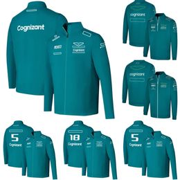 2022 2023 nieuwe F1 jas met rits Formule 1 coureur sweatshirt jassen fans oversized tops heren extreme sporten racemode jersey jas