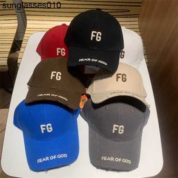 2023 Nieuw modemerk FG Hat Rich Hard Top Stereo Baseball Hat Men's and Women's High Street Broken Hole Deep Top Duck Tongue I