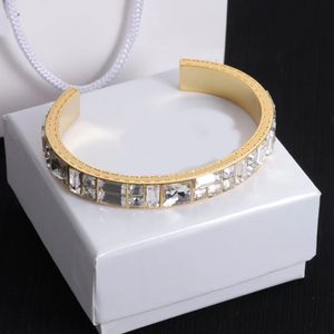 2023 Nieuwe mode Cuff Crystal Bangle dames designer armband cadeau sieraden