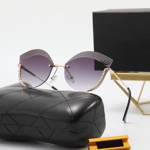 2023 Nouveau design de mode Catles sans sur-chat Lunettes de soleil Anti-UV Boom de tendance