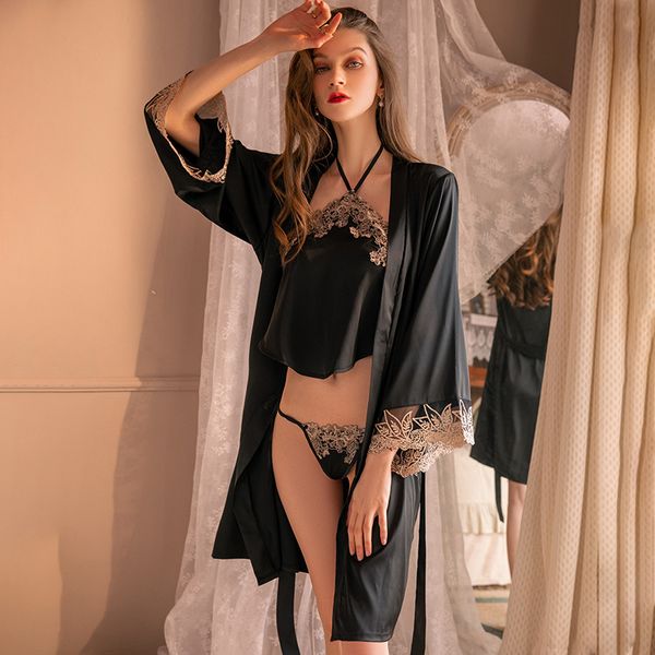 2023 nouveau créateur de mode femmes Sexy chemise de nuit sangle costume grand concepteur privé vêtements de nuit costume chemise de nuit