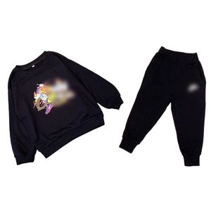 2023 Nieuwe mode sportkleding Mode kinderen Jongens meisjeskleding set Lente en herfst Sportkleding Kinderen studenten Hiphop straatkleding Wol kinderen ff6