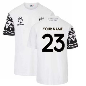 2023 nouvelle mode T-shirt Rugby vêtements hommes T-shirts Fidji maison maillot chemise formation taille S --- 5xl