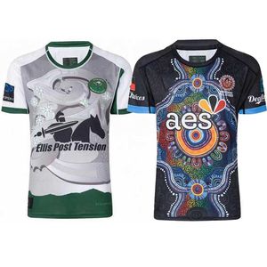 2023 New Fashion T-shirt Rugby Clothingmen's Australia Maori All Stars Jersey Inheems Authentiek Replica Herenshirt Topkwaliteit Gratis levering Maat S-5xl Heit