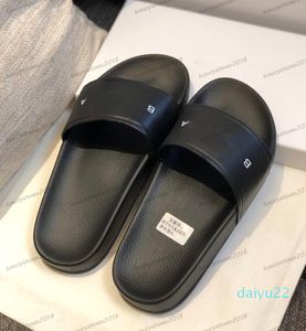 2023 nouveau haut tendance hommes femmes pantoufles sandales chaussures imprimer diapositives été mode large plat plage sandales pantoufle tongs