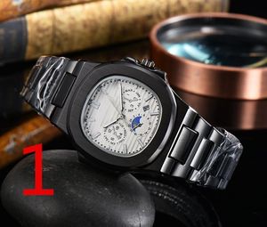 2023 Nouvelle montre de mode hommes mouvement à quartz automatique étanche haute qualité montre-bracelet heure affichage de l'aiguille bracelet en métal simple luxe montre populaire AA133