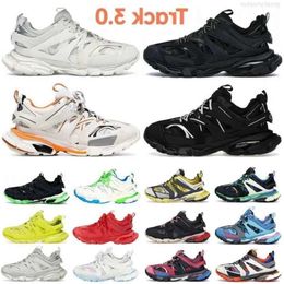 2023 Nouvelle Mode Femmes Chaussures Track 3.0 Baskets de Luxe Triple S Blanc Rose Bleu Orange Jaune Vert Tess.Gomma t pour homme livraison directe