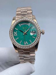 2023 nieuwe mode dameshorloges automatisch mechanisch ontwerper 36 mm diamanten dameshorloge topkwaliteit roestvrijstalen band dameshorloge liefhebbers man horloges