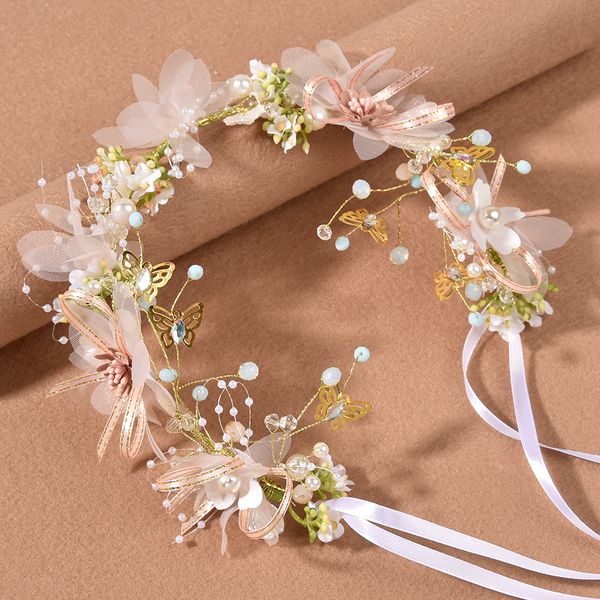 Bandeau et couronne de fleurs originaux, couvre-chef de mariée, accessoires pour cheveux, nouvelle collection 2024