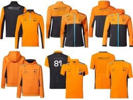 Nieuw Formule 1-race-T-shirt Lente en herfst Windjack met teamcapuchon