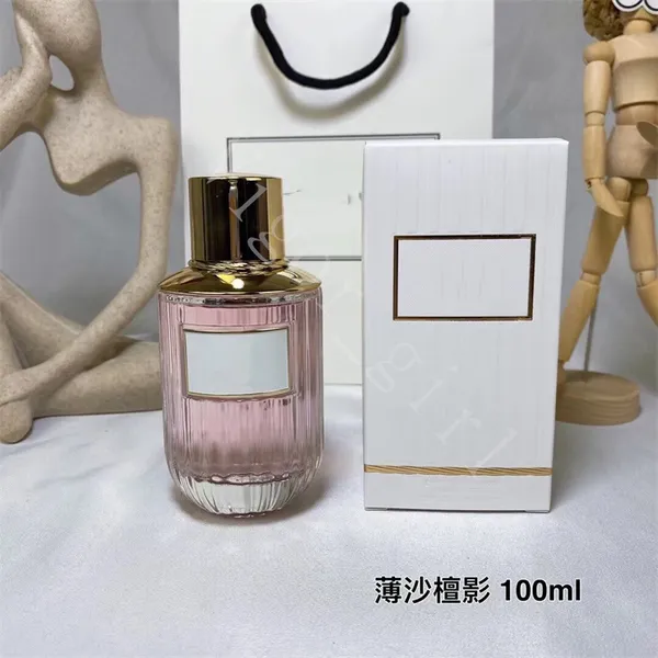 2023 Nueva fragancia 100ml Marca de lujo Mujeres Hombres Perfume 6 Estilo Radiant Mirage Desert Eden Infinite Sky Dream Dusk Sensuous Stars Tender Light 7A Perfume de alta calidad