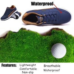 2023 Nouvelles chaussures de golf Light's Men's Casual Sports Chaussures Breasping Imperproof Anti-Slip Shoes Outdoor Men's Taille 38-48