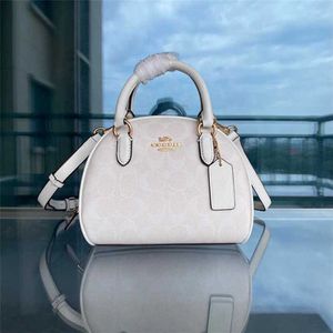 2023 Nieuwe Half Moon Glacier Witte Coating Oude Bloem Eén Schouder Crossbody Mantou Tas Meisje 2147