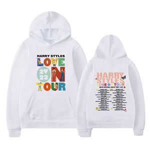 2023 Nieuwe Harry Styles Printed Men's and Women's Couple Hooded en Velvet Sweater