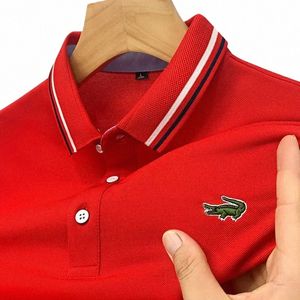 2023 NOUVEAU T-shirts Lacoste de haute qualité pour hommes T-shirts brodés pour hommes Polo pour hommes Chemise Polo pour hommes T-shirt pour hommes Été V3Qb #