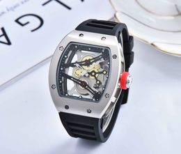 2023 NOUVEAU Haute Qualité Hommes Montre Silicone Fantôme Tête Squelette Montres Crâne Sport Quartz Creux Montres-Bracelets