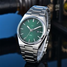 2023 Nouvelle marque de haute qualité Tisstx PRX Série 40 mm Watch Sapphire Menror Men Automatic Designer Movement Watches Quartz Man Watchwristes Montre 37