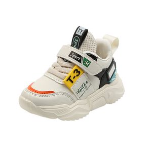 2023 nieuwe Hot selling item Maat 21-30 Jongens Meisjes Lederen Sportschoenen Run Kinderen Witte Schoenen Mode Kinderen Zachte Bodem Peuter Schoenen voor Baby Sneakers Kerstcadeau