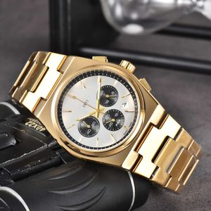 2023 NOUVEAU T-T T-T Carrera Luxury Men's Watch Quartz Chronograph Watchs Multipt Classic Steel Tape Men Watchs Wristw
