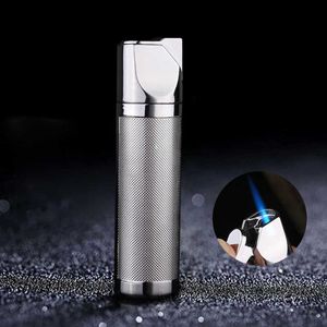 Encendedor de Metal Jet butano para hombre, antorcha Turbo a prueba de viento, accesorios para cigarrillos, regalos de 1300 CC, herramientas para exteriores CXB4, novedad de 2023