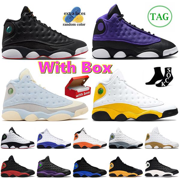 Nike Jordan 13 Retro 13s 2024 j13 jumpman 13 basket shoes 13s Wolf Grey red Flint Chicago Hyper real Obsidian Men 's DHgate talla 36 - 47【code ：L】
