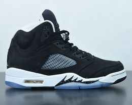 2023 nieuwe Jumpman 5 Mid Cut Basketbalschoenen 5s Black/White-Cool Grey Outdoor Sneaker Sports