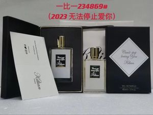 2023 nouveau parfum Kilian 50 ml Love Don't Be Shy Can't Stop Love You Blue Moon Ginger Dash Good Girl gone bad pour femmes hommes Spray parfum longue durée odeur qualité supérieure