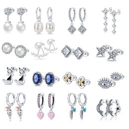 2023 nueva moda coreana joyería Popular pendientes de plata esterlina línea larga DIY pendientes de perlas temperamento femenino