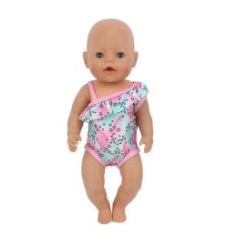 2023 NOUVEAU BOLIDE BIKINI ADMENT POUR Baby Doll 43cm Babies Doll Vêtements, accessoires de poupée.