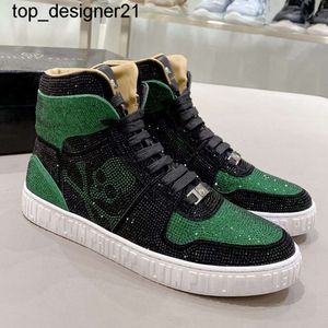 2023 Nieuwe luxe designer schoenen heren casual schoen wit modemerk botblok persoonlijkheid herenschoenen