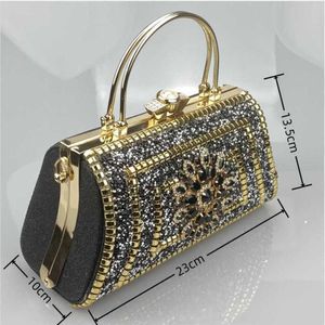 Qipao – sac à main de luxe avec diamant intégré, sac à main de Banquet scintillant, robe de célébrité, nouvelle collection 2023, 240203