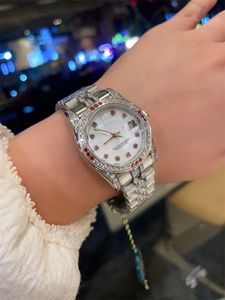 Bekijk u1New luxe mode herenhorloge dameshorloge set klassieke diamanten ring wijzerplaat quartz batterij