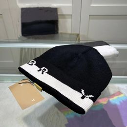 Chapeau tricoté en laine et cachemire pour hommes et femmes, bonnet de styliste, chaud et polyvalent, pour l'extérieur, nouvelle collection automne et hiver 2023