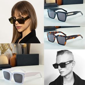 2023 Nouvelles lunettes de soleil de luxe hommes et femmes designer nuances d'été lunettes polarisées noir vintage lunettes de soleil surdimensionnées de femmes lunettes de soleil mâles avec boîte SL572