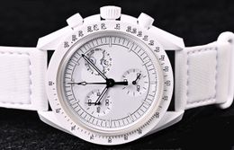 2023 Nouveau Mark fonctionnel Speedmaster Planet Quartz Watch Swatch en céramique de haute qualité Venus Mercury 001