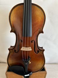 2023 nouveau violon Master 4/4, dos en érable flammé massif, table en épicéa sculpté à la main K2962