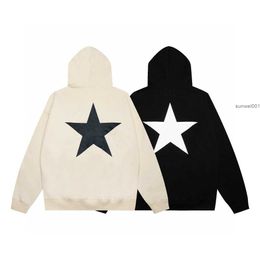 2023 Новые мужские и женские свитера Модный бренд Essentialsweatshirt Vice Line Five Point Star Limited Простой повседневный свитер Спортивное пальто Тренд