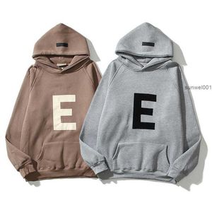 2023 Nouveaux pulls pour hommes et femmes Marque de mode Essentialsweatshirt American High Street À capuche Big e Couple Pull décontracté en vrac Automne Hiver